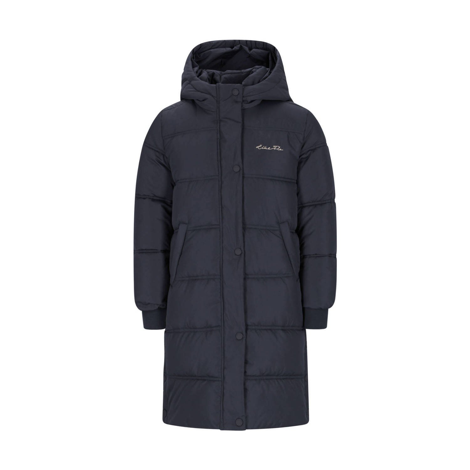 Like Flo gewatteerde jas donkerblauw