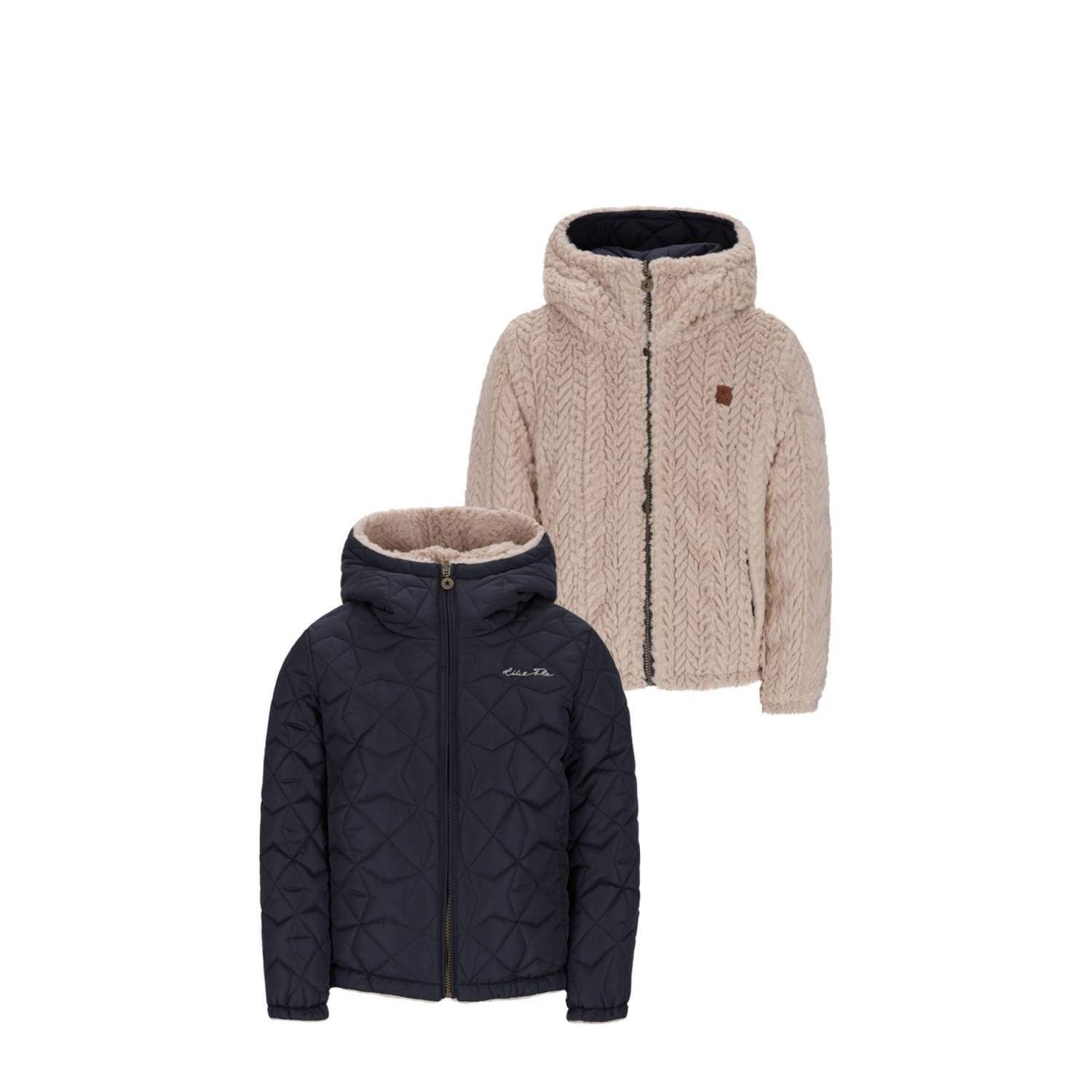 Like Flo reversible jas donkerblauw