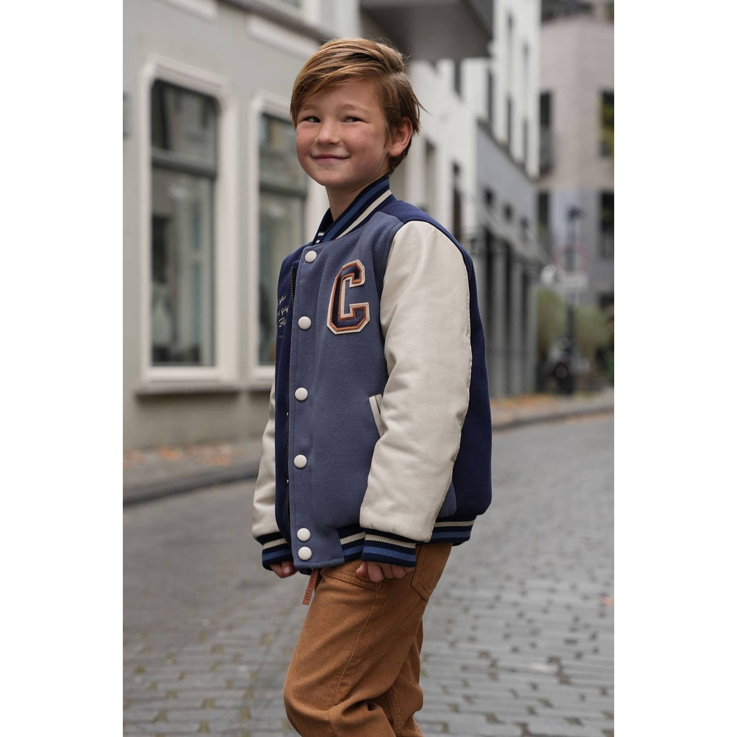 Like Flo Boys bomberjack blauw
