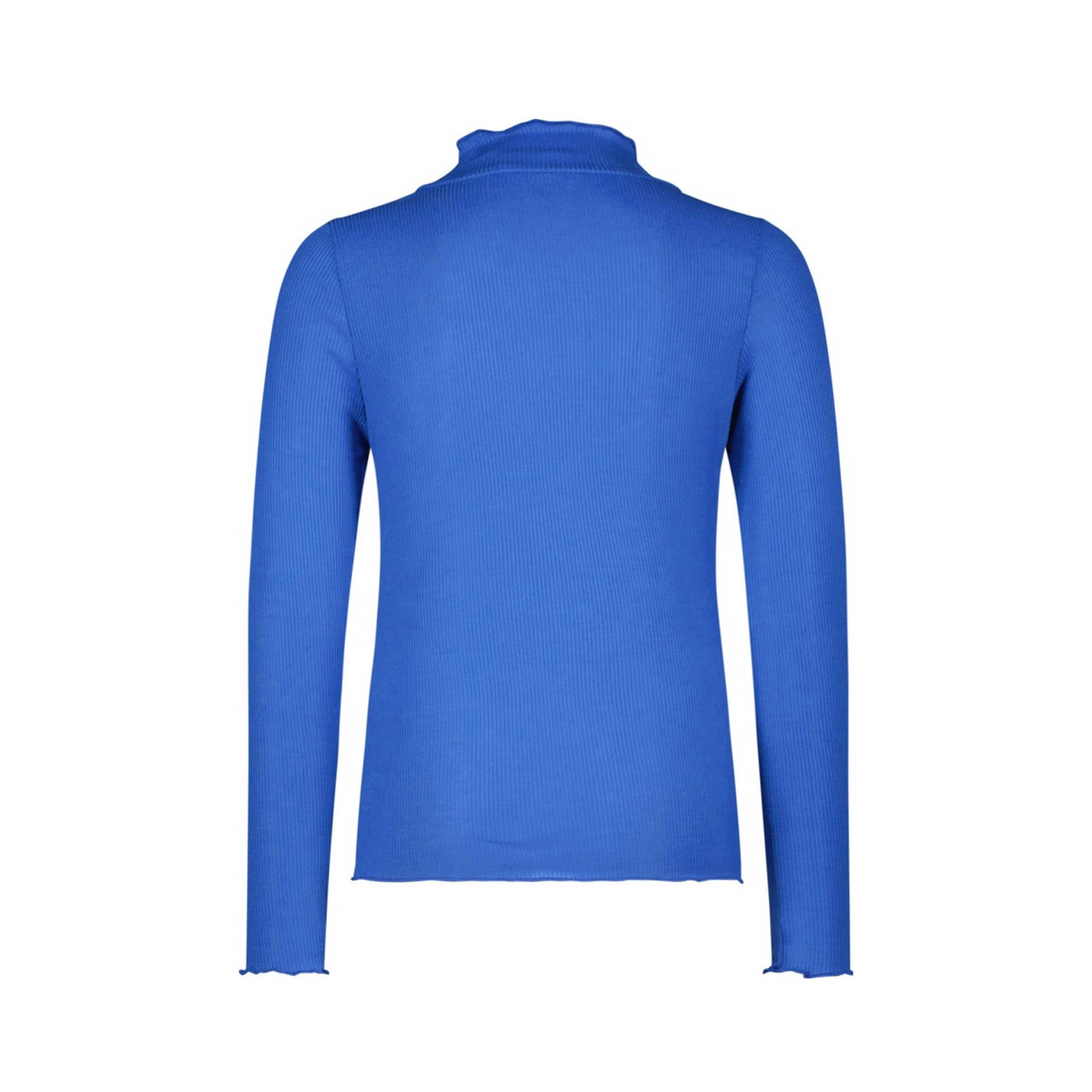 Like Flo longsleeve blauw rib gebreid