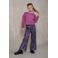 Like Flo loose casual broek paars