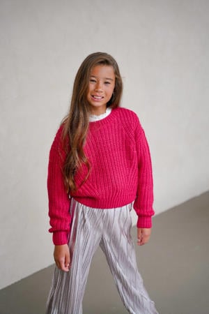 loose casual broek zilver