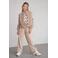 Like Flo Young cardigan lichtbruin gebreid