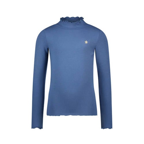Like Flo longsleeve blauw rib gebreid afbeelding