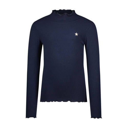 Like Flo longsleeve rib gebreid donkerblauw afbeelding