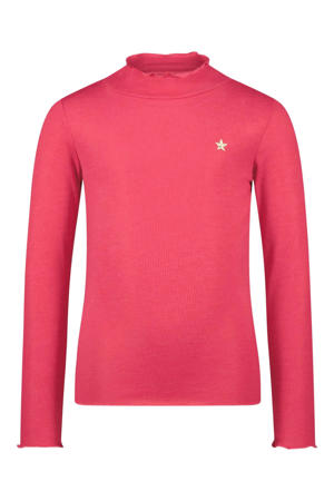 longsleeve fuchsia rib gebreid