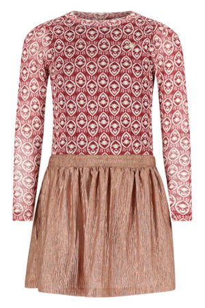 midi jurk rood