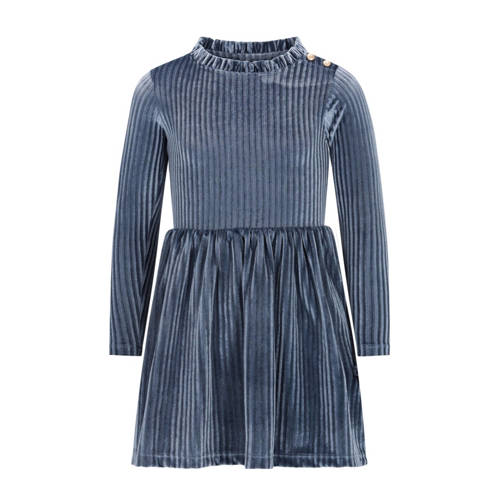 Like Flo fluwelen korte jurk blauw afbeelding