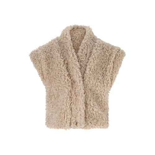 Like Flo Young teddy gilet beige afbeelding