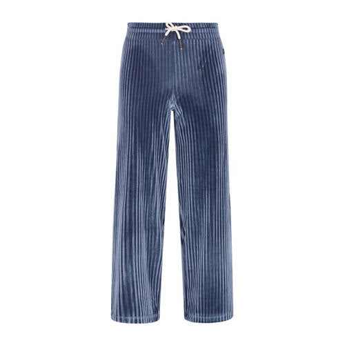 Like Flo fluwelen loose casual broek blauw afbeelding