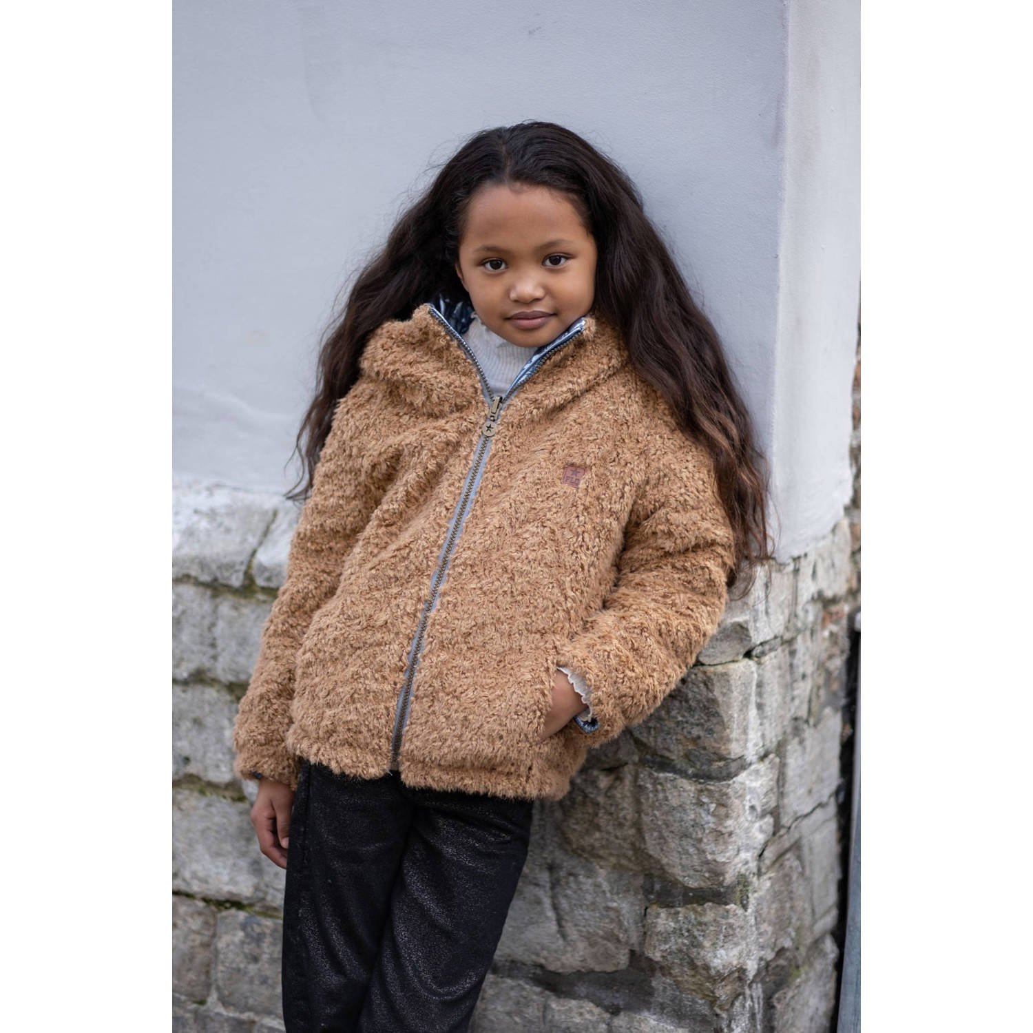 Like Flo reversible jas blauw