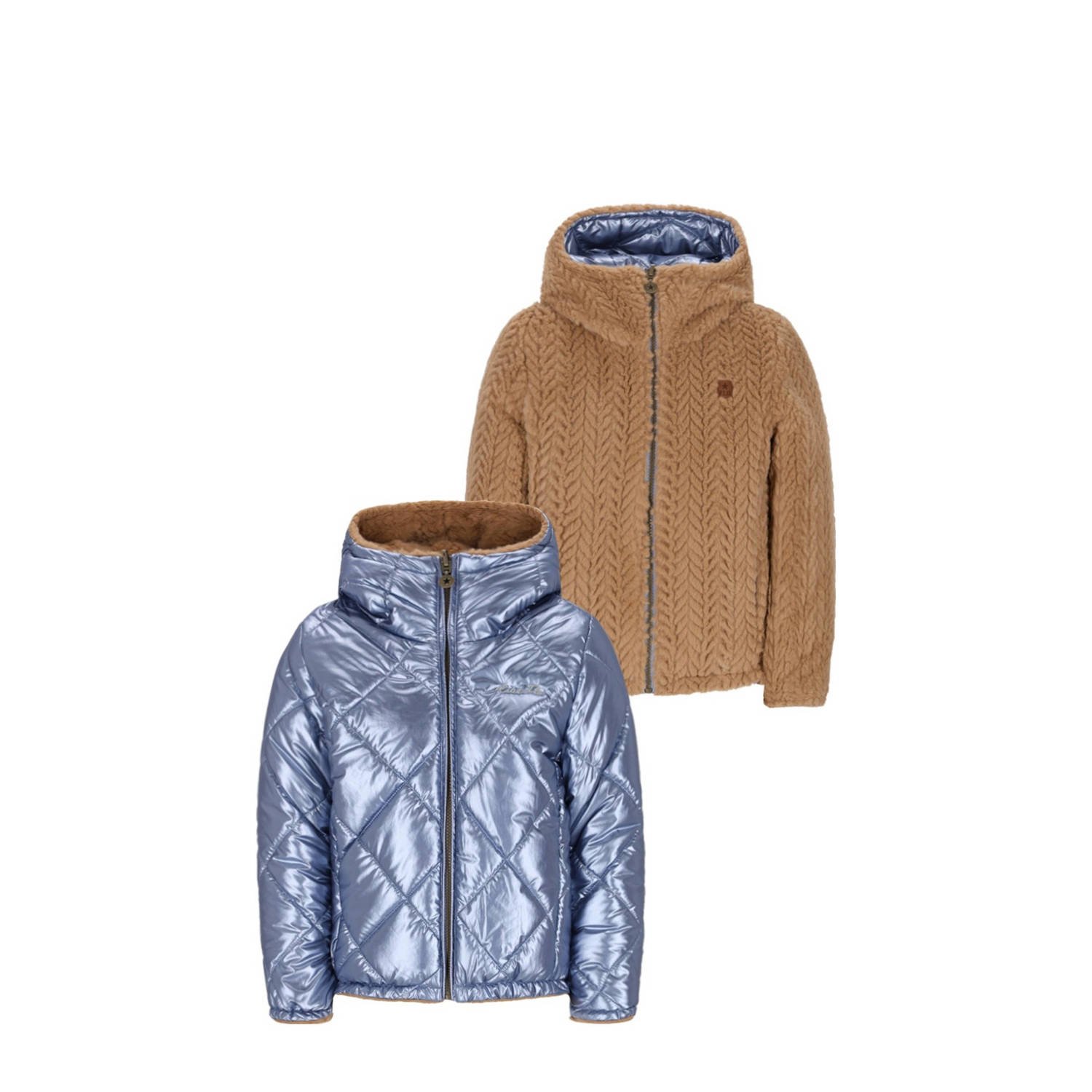 Like Flo reversible jas blauw
