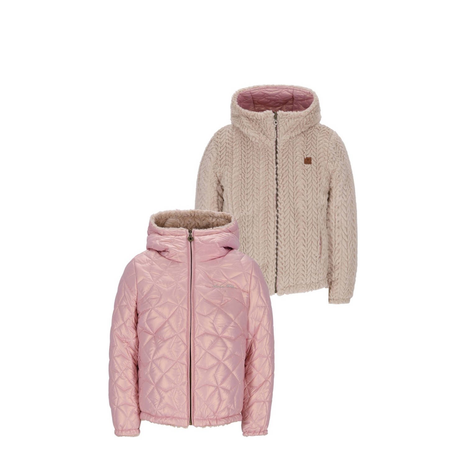 Like Flo reversible jas roze