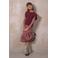 Like Flo midi jurk rood