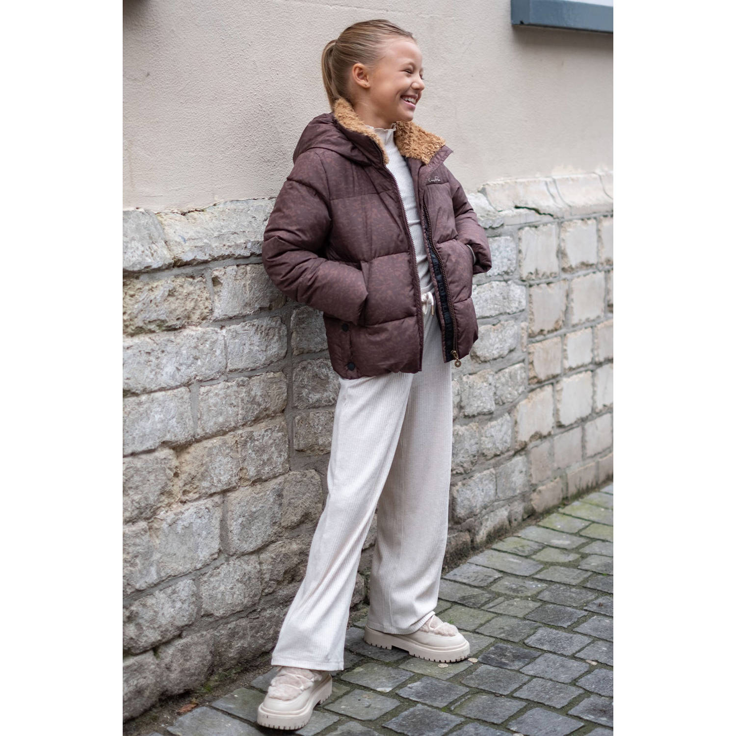 Like Flo loose casual broek ecru