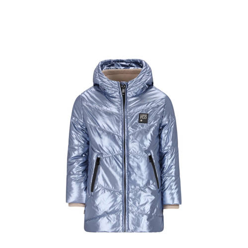 Like Flo gewatteerde jas blauw afbeelding