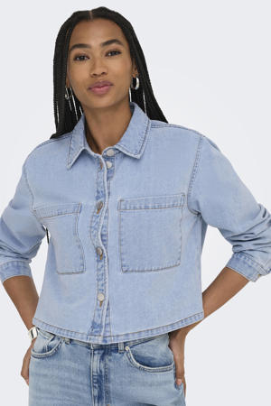 blouse light blue denim