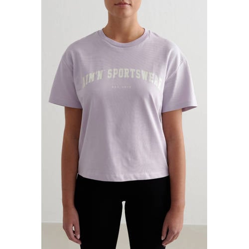 Aim'n sportshirt Varsity lila afbeelding