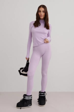 ski pully Ribbed lila