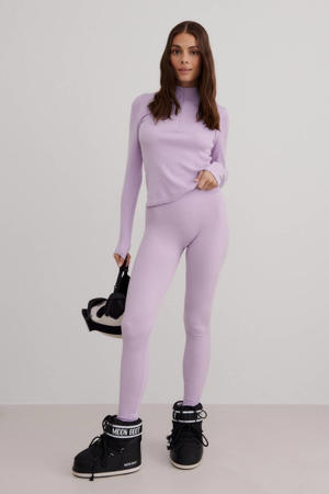 ski pully Ribbed lila