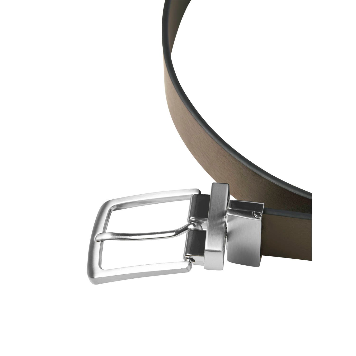 JACK & JONES leren riem JACRIO zwart