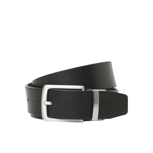 JACK & JONES leren riem JACRIO zwart afbeelding