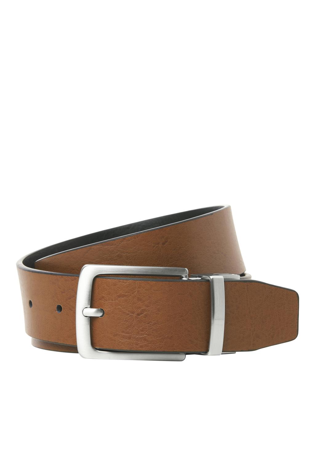 JACK & JONES leren riem JACRIO cognac