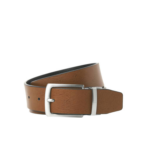 JACK & JONES leren riem JACRIO cognac afbeelding