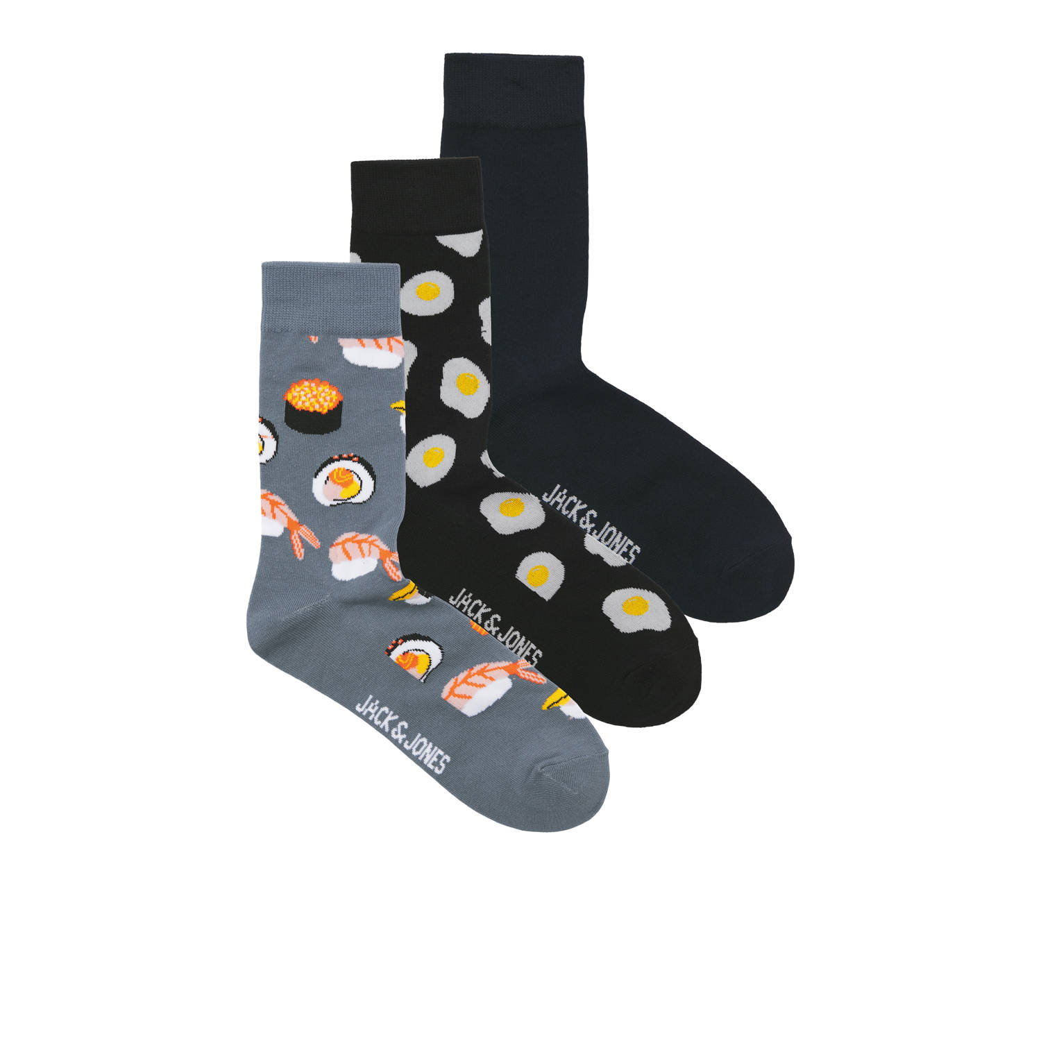 JACK & JONES sokken JACTRAY set van 3 multi