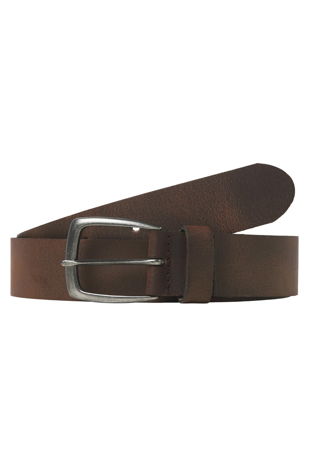 JACK & JONES leren riem JACMICHAEL bruin
