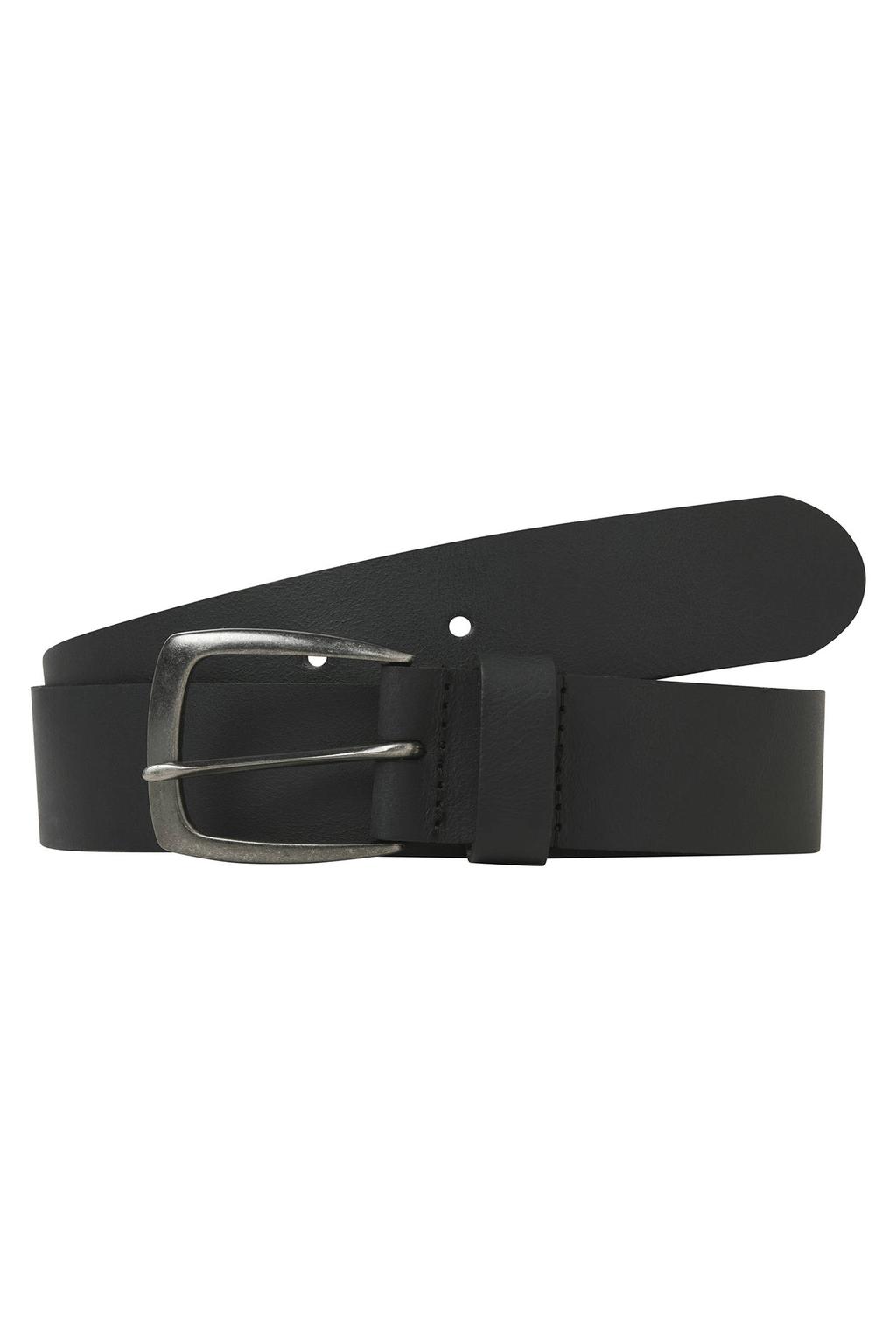 JACK & JONES leren riem JACMICHAEL zwart
