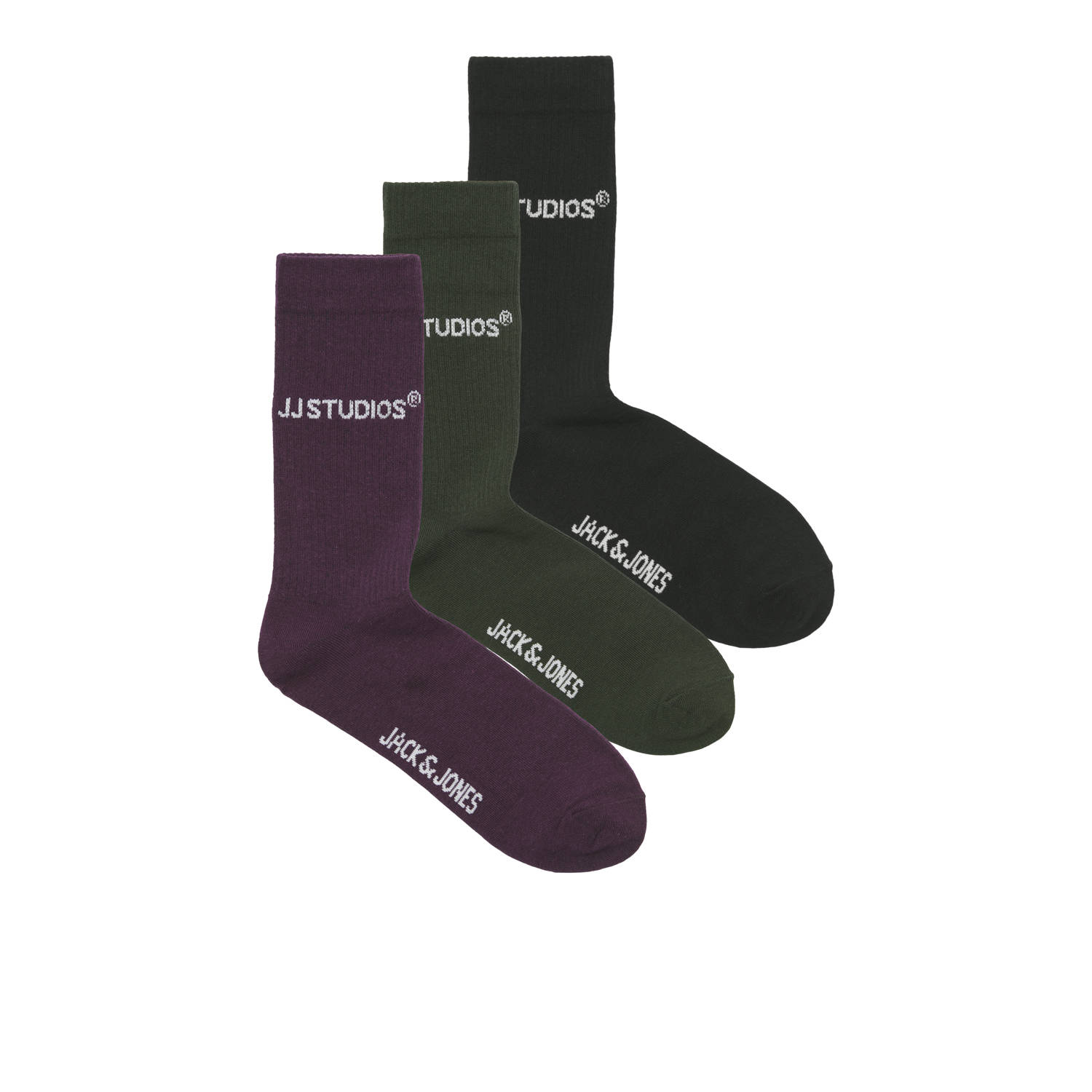 JACK & JONES sokken JACSOHO set van 3 multi