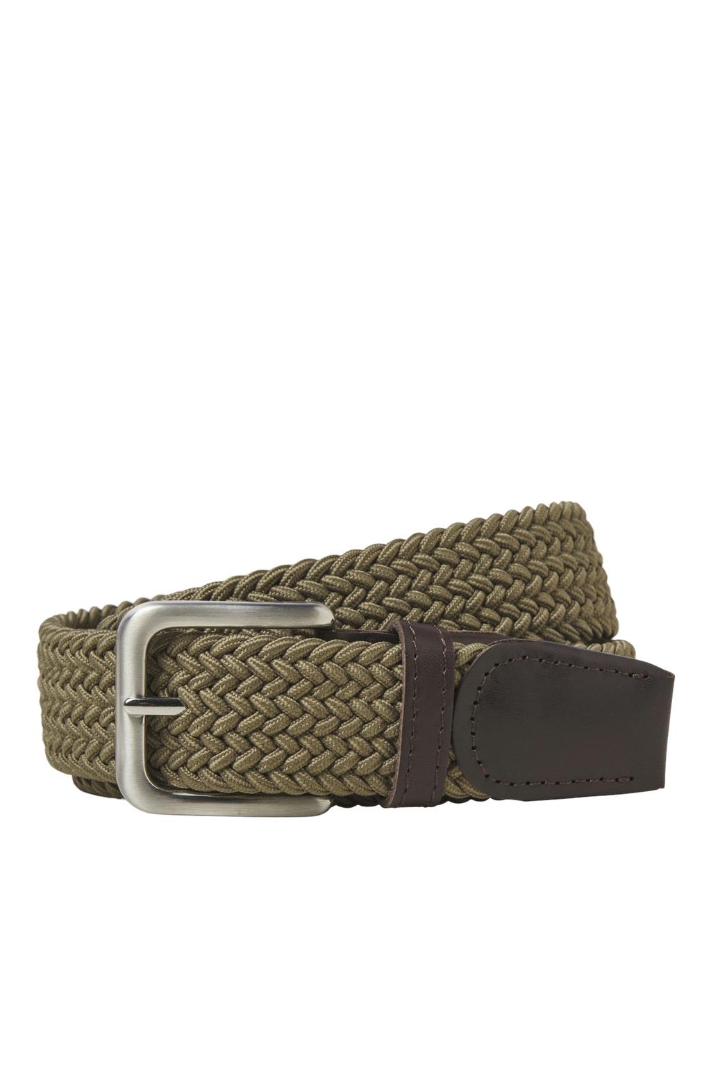 JACK & JONES gevlochten riem JACSPRING groen