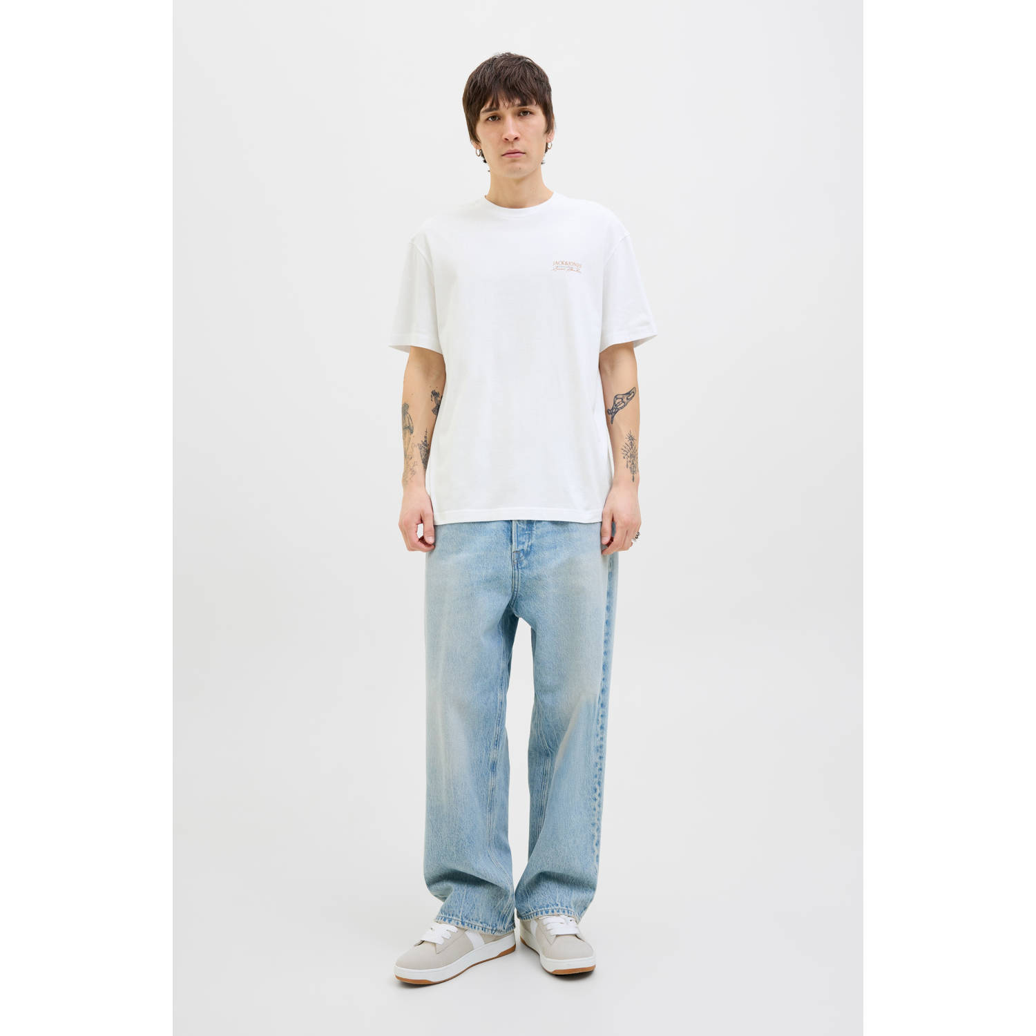 Jack & Jones Shirt met ronde hals JJSUMMER VIBES TEE SS CREW NECK LN