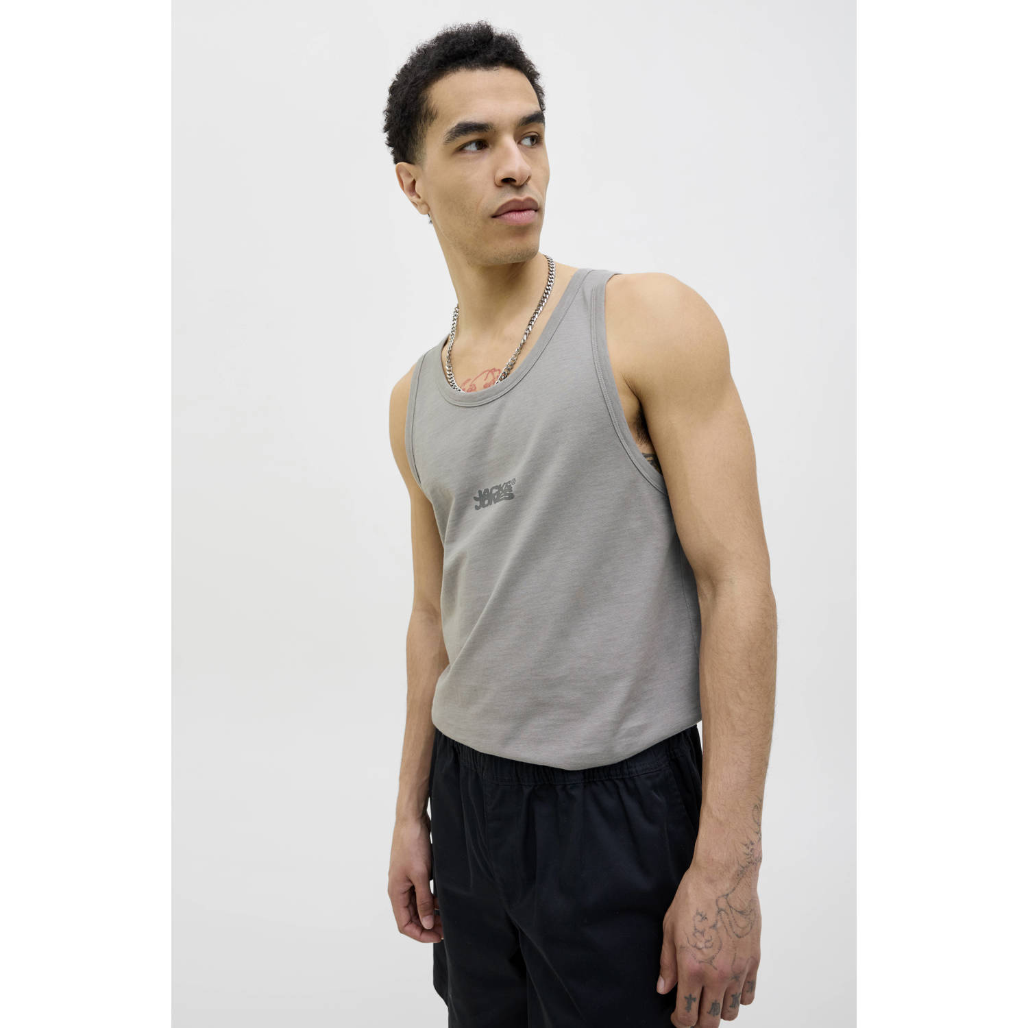 JACK & JONES CORE T-shirt grijs