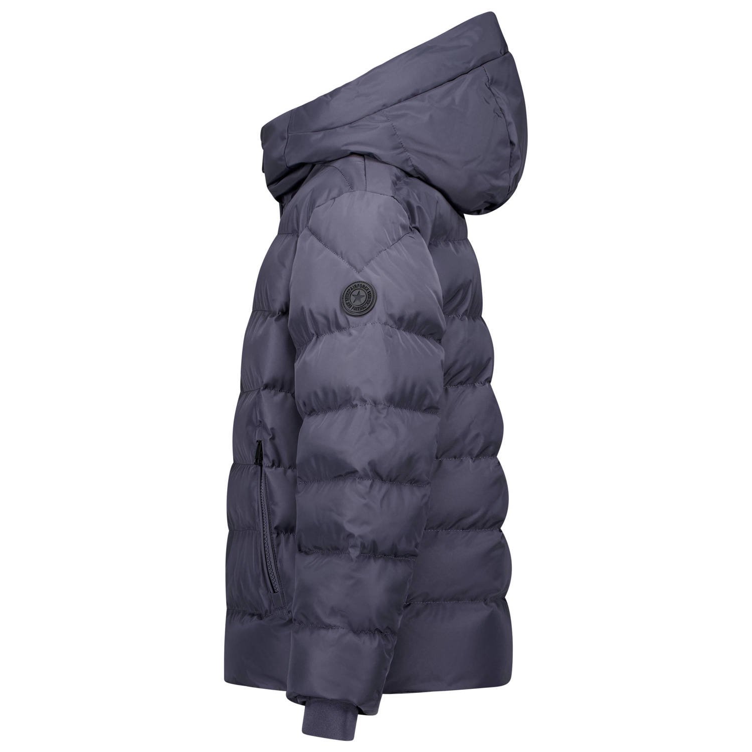 Airforce gewatteerde jas donkerblauw