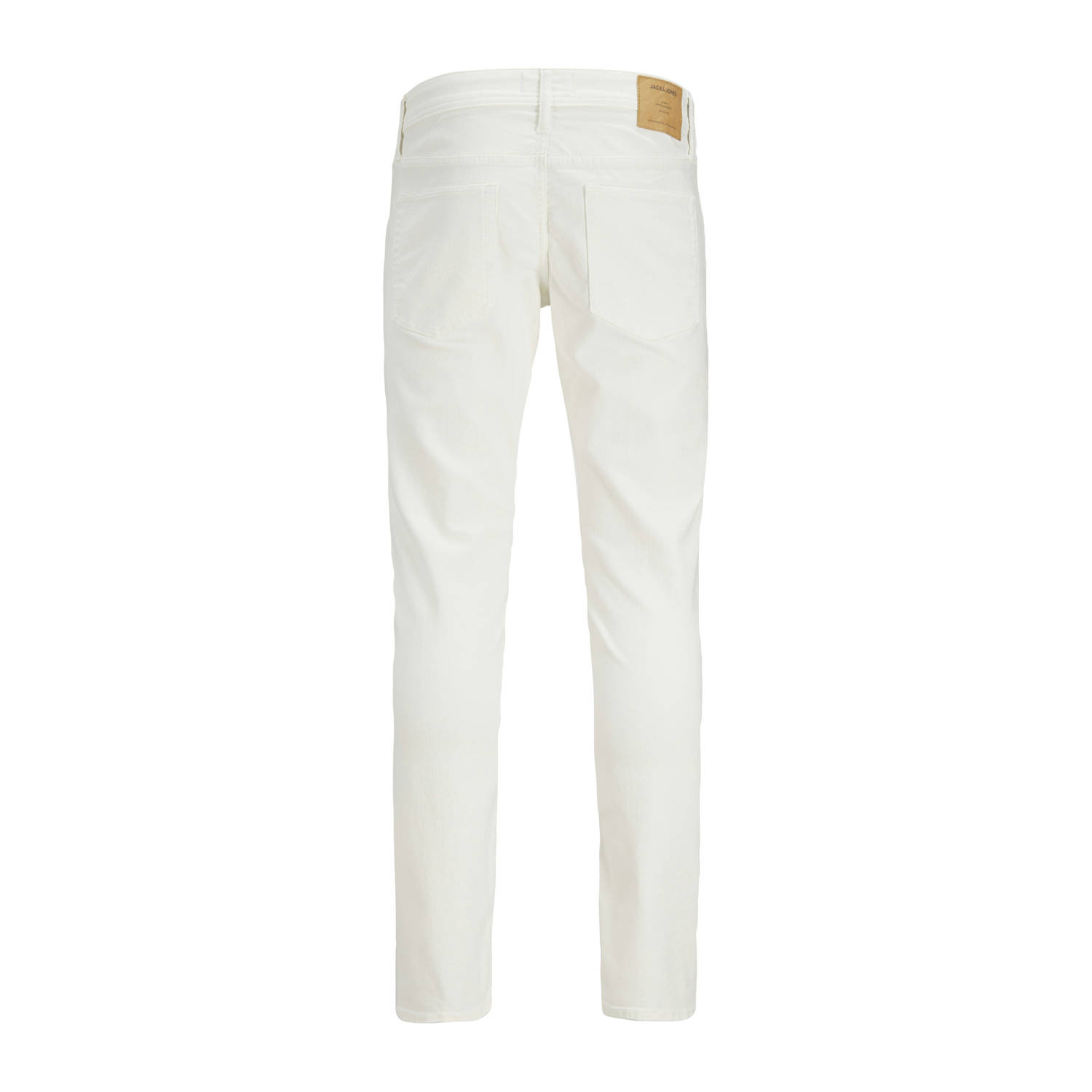 JACK & JONES JEANS INTELLIGENCE JJIGLENN JJORIGINAL slim fit jeans white denim