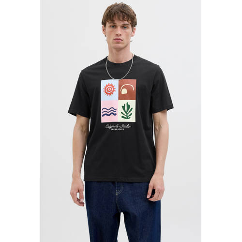 JACK & JONES ORIGINALS T-shirt zwart afbeelding