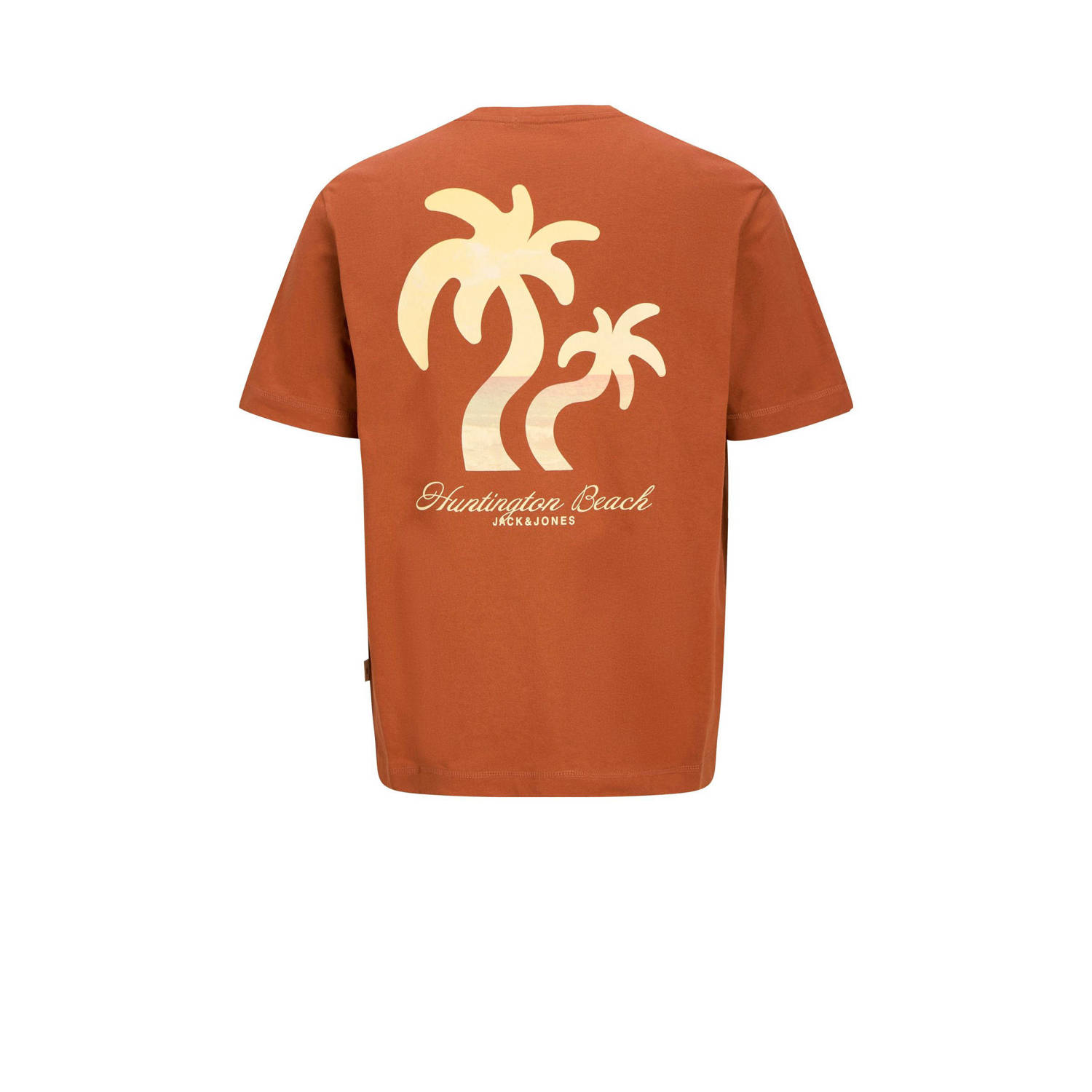 JACK & JONES ORIGINALS T-shirt roodbruin