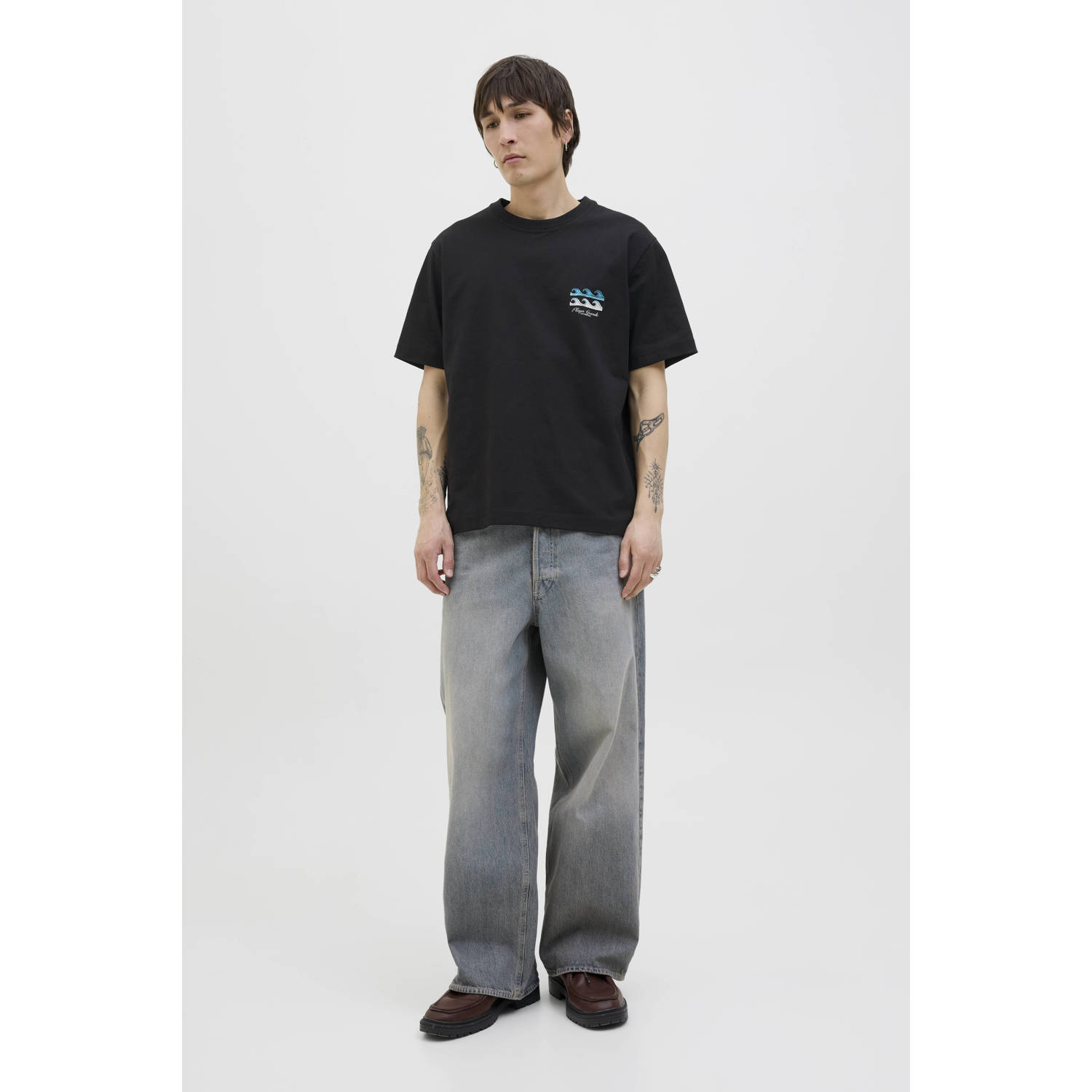 JACK & JONES ORIGINALS T-shirt zwart
