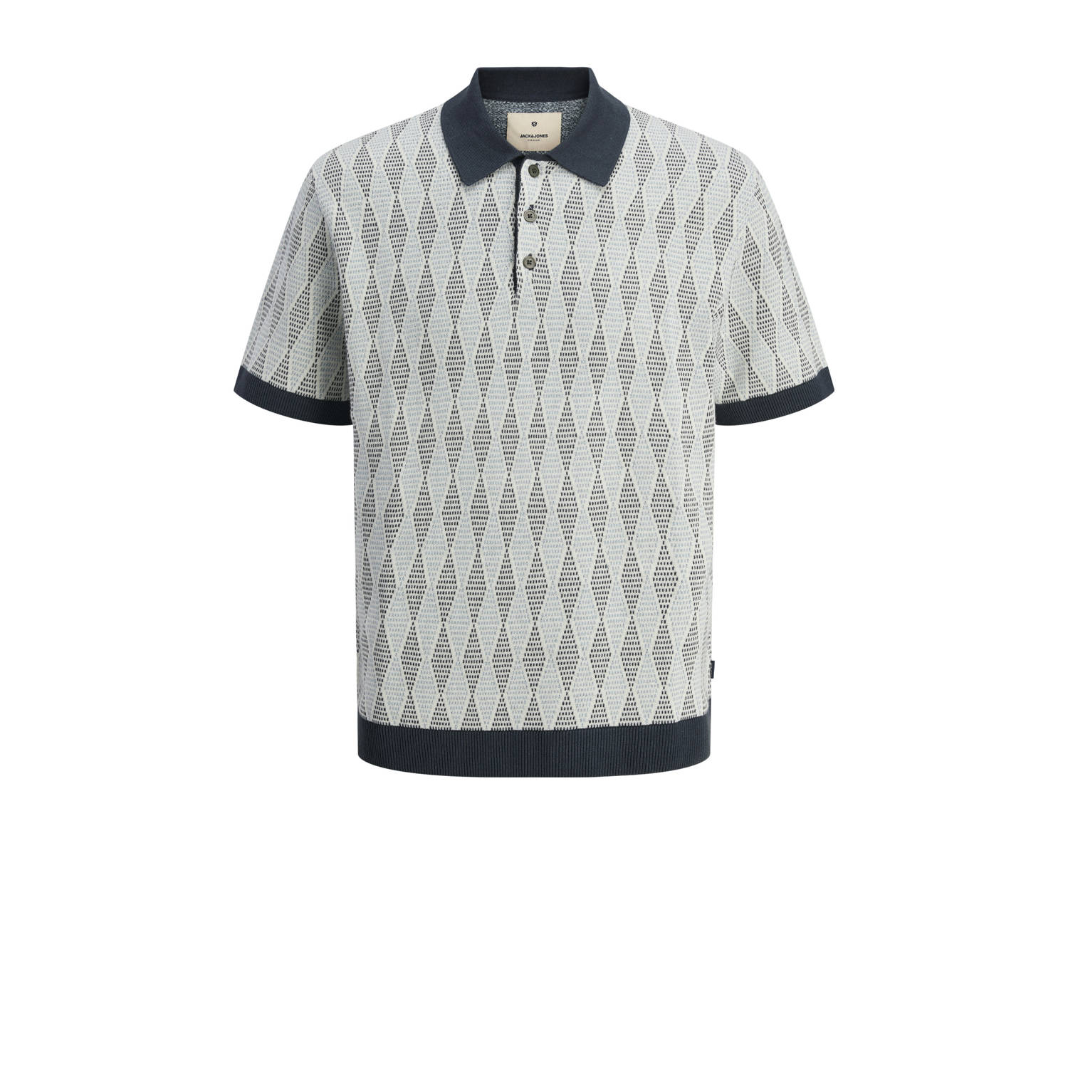 Jack & Jones Premium Regular fit poloshirt met structuurmotief model 'JUDE'
