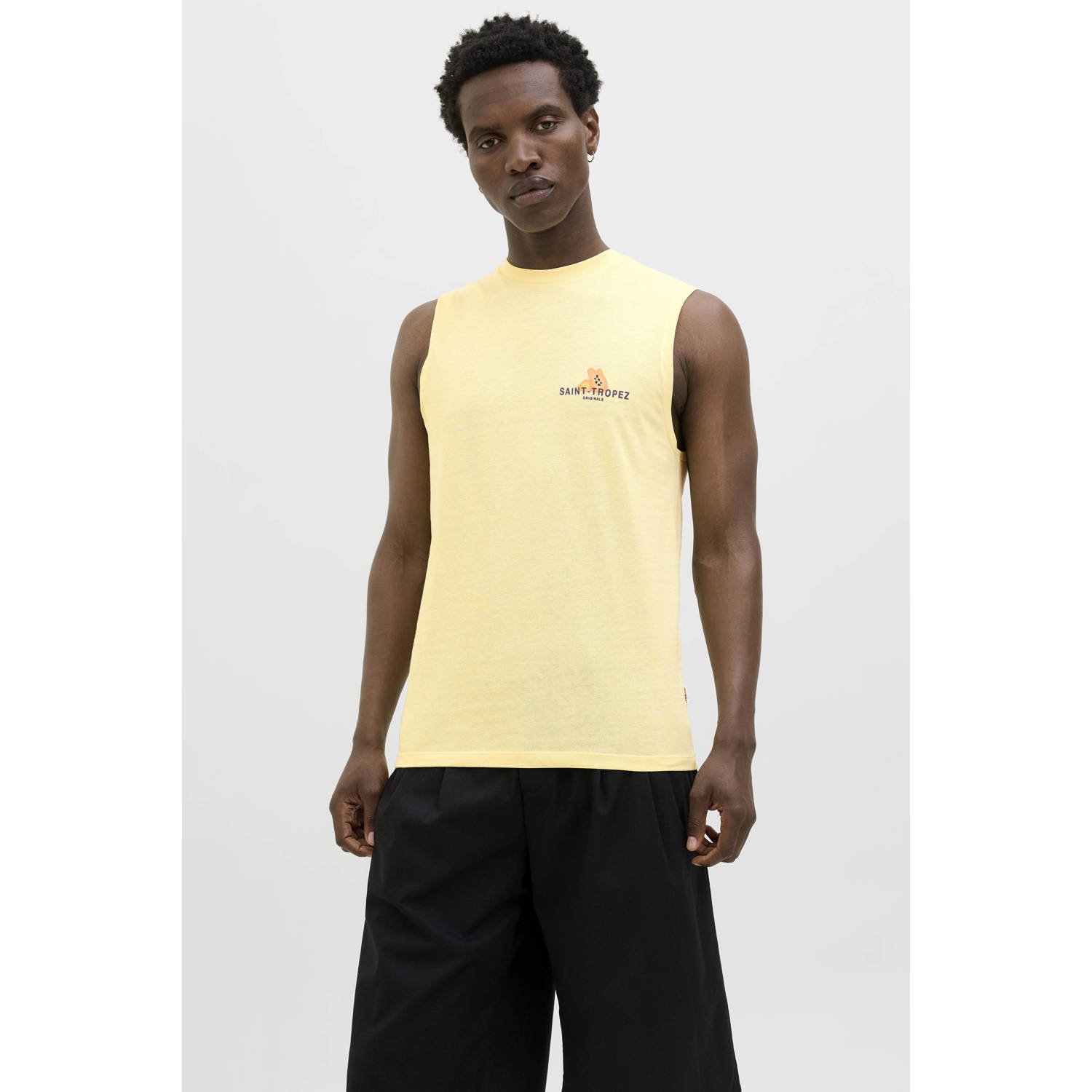 JACK & JONES ORIGINALS T-shirt geel