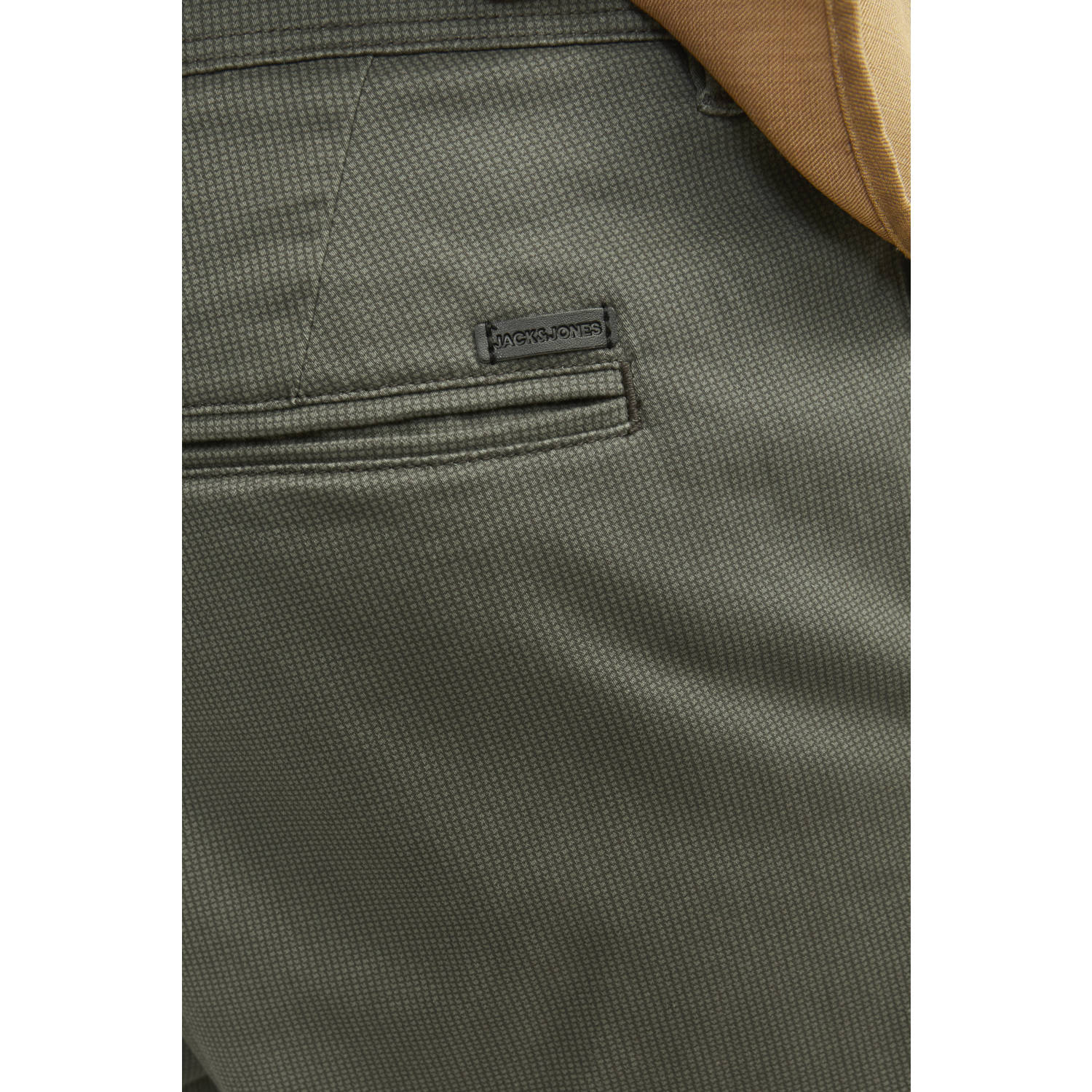 JACK & JONES PANTS STUDIO regular chino short JPSTBOWIE olijfgroen