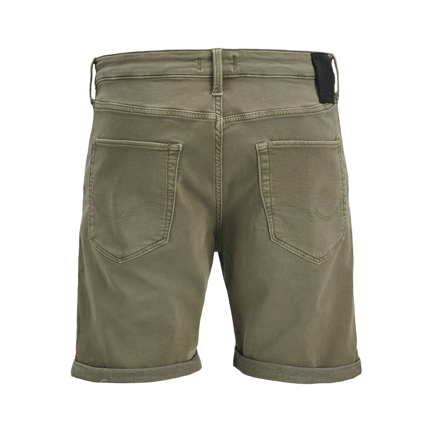 JACK & JONES JEANS INTELLIGENCE regular denim short JJIRICK JJICON groen
