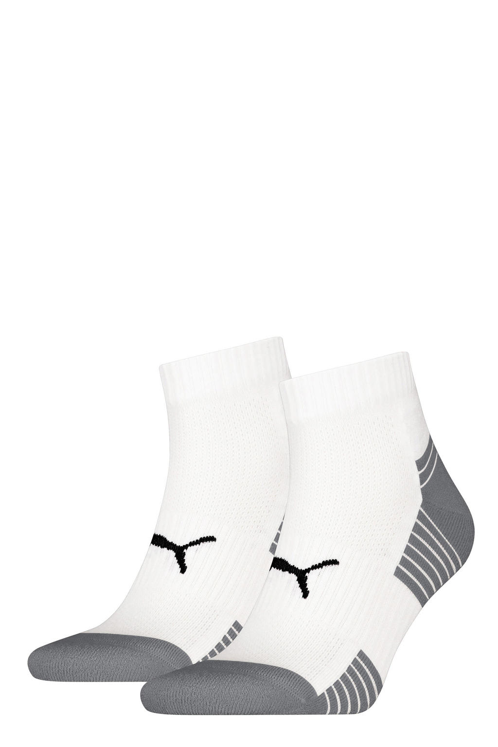 Puma sneakersokken - wit (set van 2)