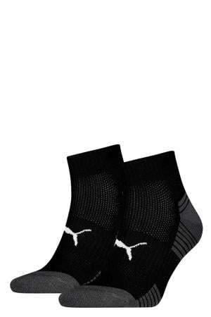 sneakersokken - zwart (set van 2)