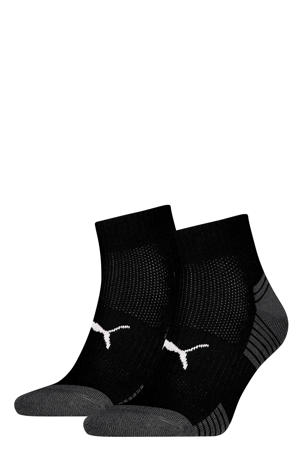 sneakersokken - zwart (set van 2)