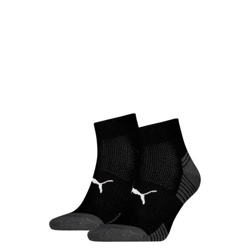 Puma sneakersokken - set van 2 zwart afbeelding