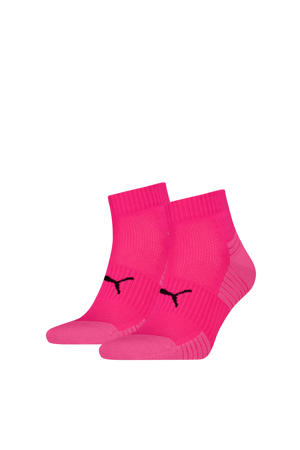 sneakersokken - set van 2 roze