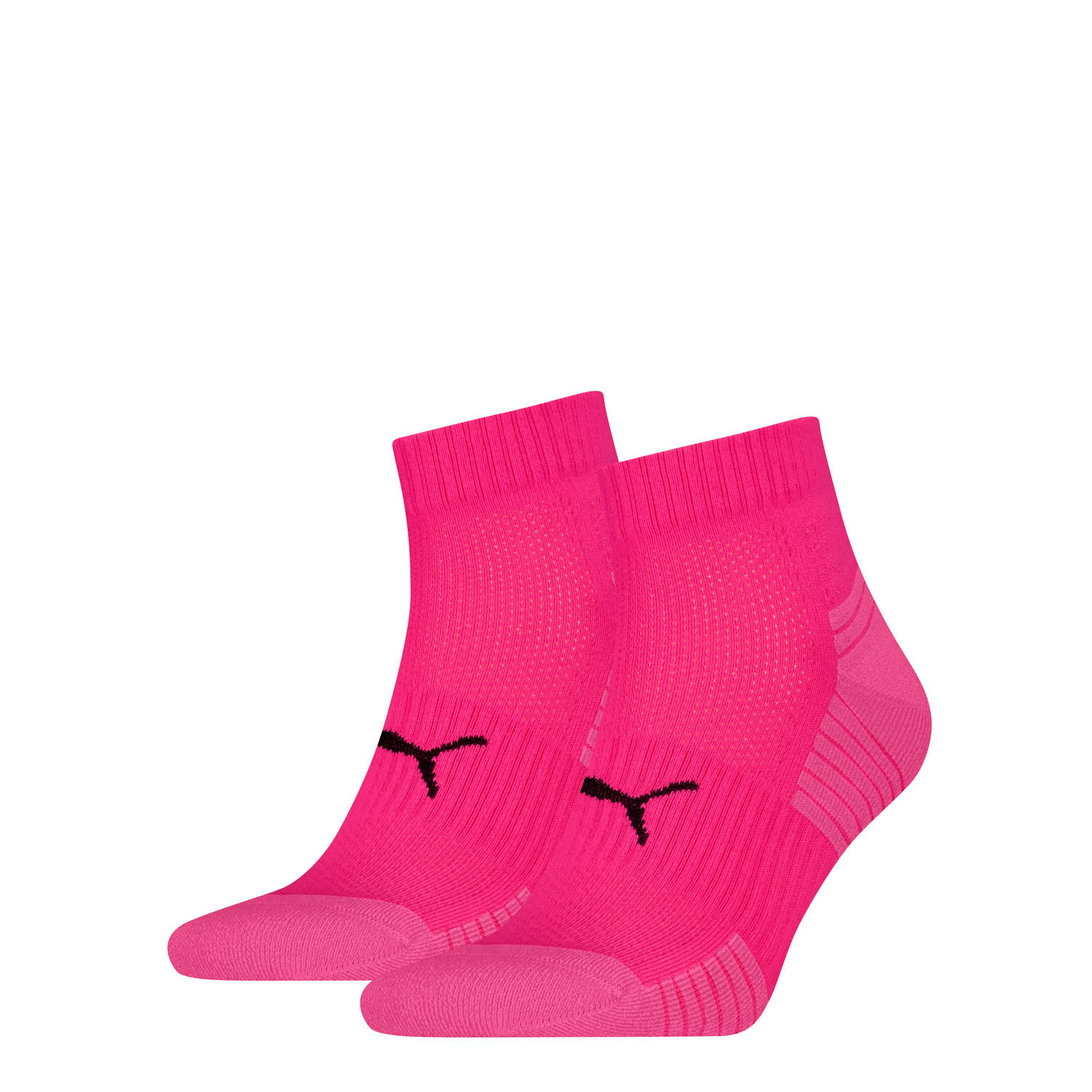PUMA Korte sokken UNISEX SPORT CUSHIONED QUARTER 2P (2 paar)